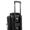 VEVOR 3 Ball Bowling Bag Double Roller Bag with Separate Shoe Compartment, for Bowling Shoes (Up To US Men Size 16), Rolling Ball Bag w/ Wheel, Accessory Pocket, Retractable Handle Extends to 40 in