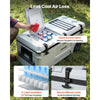 VEVOR Hard Cooler, 106QT Portable Rolling Cooler with Wheels, Leak-Resistant Coolbox Keeps Contents Cool for 48 Hours, Ice Retention Insulated Chests, Ultra-Light for Outdoor Picnics, Grill, Camping