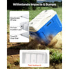 VEVOR Hard Cooler, 21QT Portable Rolling Cooler with Wheels, Leak-Resistant Coolbox Keeps Contents Cool for 48 Hours, Ice Retention Insulated Chests, Ultra-Light for Outdoor Picnics, Grill, Camping