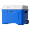 VEVOR Hard Cooler, 21QT Portable Rolling Cooler with Wheels, Leak-Resistant Coolbox Keeps Contents Cool for 48 Hours, Ice Retention Insulated Chests, Ultra-Light for Outdoor Picnics, Grill, Camping