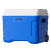 VEVOR Hard Cooler, 45QT Portable Rolling Cooler with Wheels, Leak-Resistant Coolbox Keeps Contents Cool for 48 Hours, Ice Retention Insulated Chests, Ultra-Light for Outdoor Picnics, Grill, Camping