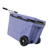 VEVOR Hard Cooler, 45QT Portable Rolling Cooler with Wheels, Leak-Resistant Coolbox Keeps Contents Cool for 48 Hours, Ice Retention Insulated Chests, Ultra-Light for Outdoor Picnics, Grill, Camping