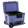 VEVOR Hard Cooler, 45QT Portable Rolling Cooler with Wheels, Leak-Resistant Coolbox Keeps Contents Cool for 48 Hours, Ice Retention Insulated Chests, Ultra-Light for Outdoor Picnics, Grill, Camping