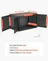 VEVOR Dog Crate Furniture, 48 Inch Heavy Duty Dog Kennel Furniture Indoor for Large Dogs, Sturdy Steel Decorative Pet Cage House End Table with 3 Doors, Detachable Tray & Escape-Proof Locks, Black