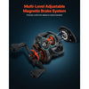 VEVOR Rod and Fishing Reel Combo, IM7 Carbon Fiber Baitcasting Rod and Reel Combo, Bass Fishing Pole with 7+1 BB System, 7.0:1 Gear Ratio, Cork Handle, Stainless Steel Guides with Ceramic Rings