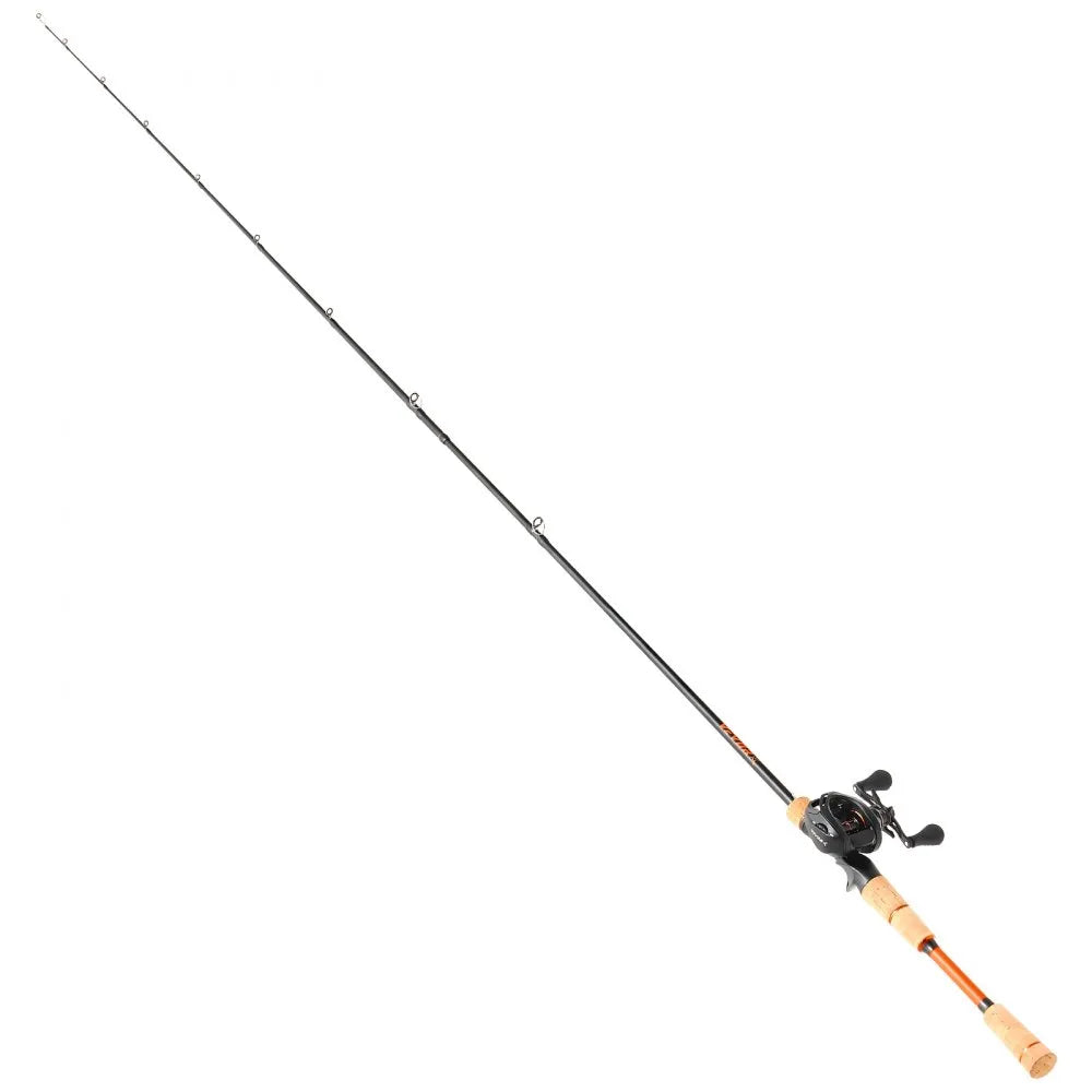VEVOR Rod and Fishing Reel Combo, IM7 Carbon Fiber Baitcasting Rod and Reel Combo, Bass Fishing Pole with 7+1 BB System, 7.0:1 Gear Ratio, Cork Handle, Stainless Steel Guides with Ceramic Rings