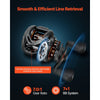 VEVOR Rod and Fishing Reel Combo, IM7 Carbon Fiber Baitcasting Rod and Reel Combo, Bass Fishing Pole with 7+1 BB System, 7.0:1 Gear Ratio, Cork Handle, Stainless Steel Guides with Ceramic Rings