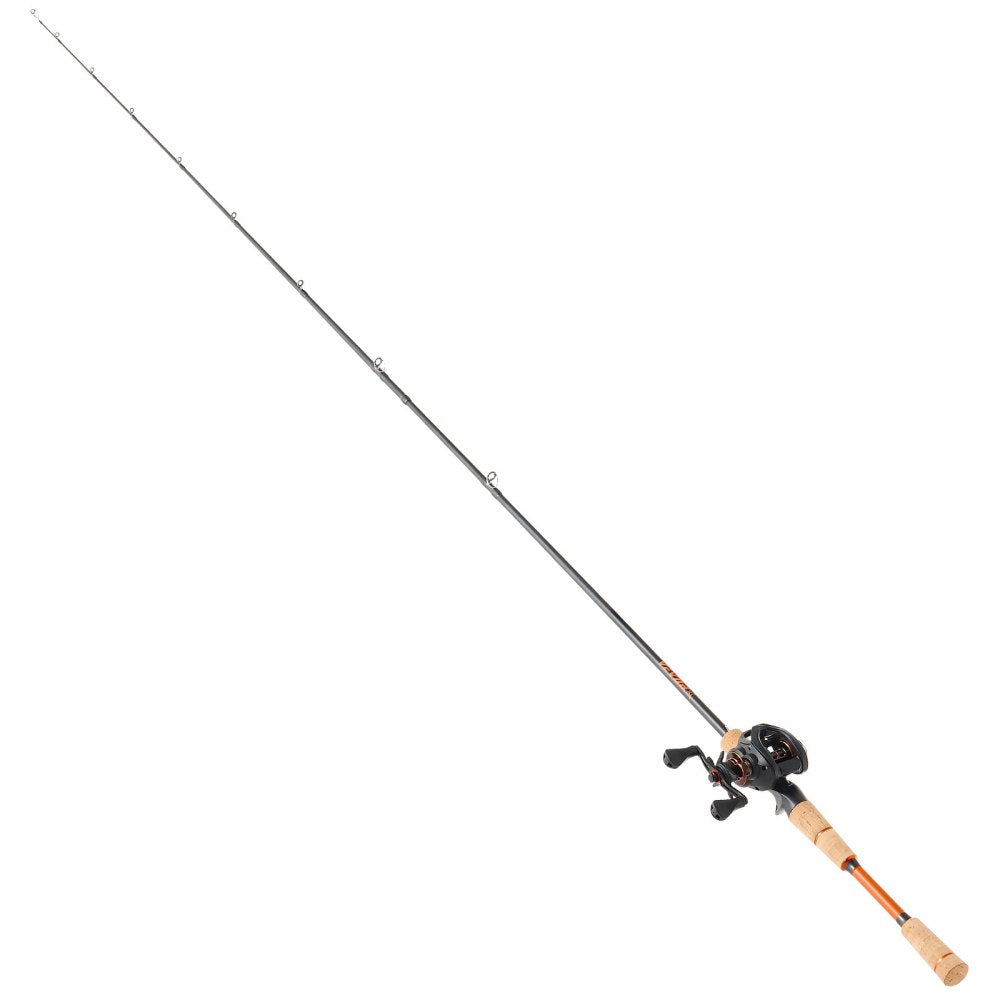 VEVOR Rod and Fishing Reel Combo, IM7 Carbon Fiber Baitcasting Rod and Reel Combo, Bass Fishing Pole with 7+1 BB System, 7.0:1 Gear Ratio, Cork Handle, Stainless Steel Guides with Ceramic Rings