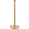 VEVOR Crowd Control Stanchion, Set of 4 Pieces Stanchion Set, Stanchion Set with 5 ft/1.5 m Red Velvet Rope, Crowd Control Barrier
