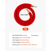 VEVOR 2 Pcs Red Velvet Stanchion Ropes, 5 ft Crowd Control Stanchion Red Velvet Ropes with Gold Hooks, Post Queue Barrier Carpet Rope for Carpet Events Movie Theaters Grand Openings Hotels Party