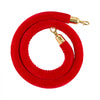 VEVOR 4 Pcs Red Velvet Stanchion Ropes, 5 ft Crowd Control Stanchion Red Velvet Ropes with Gold Hooks, Post Queue Barrier Carpet Rope for Carpet Events Movie Theaters Grand Openings Hotels Party