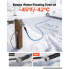 VEVOR 15FT Heated Water Hose for RV Antifreeze to -45°F Drinking Water Hose, 1/2" ID, Smooth Surface, Built-in Thermostat, Freeze & Leak-Proof, Lead and BPA Free, Fast Heating for RV Camping Garden