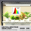 VEVOR Plant Stand with Grow Light, 4 Tier Plant Shelf with 90W Grow Light for Indoor Plants, Grow Light Shelf Full Spectrum Lights Adjustable Metal Plant Stand for Seed Starting