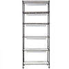 VEVOR DIY Plant Stand with Grow Light, 6-Tier Large Tall Plant Shelf with 192W 5000K Full Spectrum Grow Lights, Indoor Grow Light Shelf with Wheels for Seed Starting 29.5" L x 13.8" W x 70.9" H