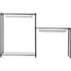VEVOR DIY Plant Stand with Grow Light, 6-Tier Large Tall Plant Shelf with 192W 5000K Full Spectrum Grow Lights, Indoor Grow Light Shelf with Wheels for Seed Starting 29.5" L x 13.8" W x 70.9" H