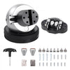 VEVOR Ball Vise, 5" Engraving Setting Tool, 360° Rotation Engraving Block Vise, 35 PCS Attachment Jewelry Engraving Block Tools Standard Block for Gemstone Inlay and Small-Scale Engraving