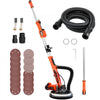 VEVOR Drywall Sander, 850W Electric Drywall Sander, Popcorn Ceiling Removal Tool with 5 Variable Speed 800-1700 RPM, Double-Deck LED Light, Foldable & Extendable Handle, 15 Sanding Discs, Dust Hose