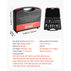 VEVOR Annular Cutter Set, 16 pcs Weldon Shank Mag Drill Bits Kit, 1" Cutting Depth, 7/16" to 1-3/8" Cutting Diameter, HSS, 14 Drill Bits with 2 Pilot Pins, Plastic Case, for Magnetic Drills, Steel