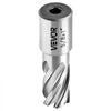 VEVOR Annular Cutter Set, 5 pcs Weldon Shank Mag Drill Bits Kit, 1" Cutting Depth, 5/8" Cutting Diameter, HSS, 3 Drill Bits with 2 Pilot Pins and 3 Plastic Cases, for Magnetic Drills, Steel, Aluminum
