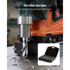 VEVOR Annular Cutter Set, 6 pcs Weldon Shank Mag Drill Bits Kit, 2" Cutting Depth,1/4" to 9/16" Cutting Diameter, HSS, 6 Drill Bits with Plastic Case, for Magnetic Drills, Steel, Aluminum, Copper