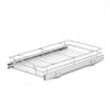 VEVOR Pull Out Cabinet Organizer 12.2"W x 20.98"D Steel Slide Out Drawers, for Kitchen Bathroom Pantry Home Organization, Chrome-Plated Finish, Heavy Duty Storage Sliding Shelves for Base Cabinets
