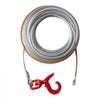 VEVOR Galvanized Steel Winch Cable, 3/8 Inch x 50 Feet 15,200 lbs Breaking Strength, Wire Winch Rope with Swivel Hook, Towing Cable Heavy Duty, Universal Fit for SUV, Large Off-Road Vehicle, Truck