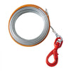 VEVOR Galvanized Steel Winch Cable, 3/8 Inch x 75 Feet 15,200 lbs Breaking Strength, Wire Winch Rope with Swivel Hook, Towing Cable Heavy Duty, Universal Fit for SUV, Large Off-Road Vehicle, Truck