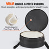 VEVOR 5-Piece Drum Bag Kit, Durable 1680D Oxford Material, Cushioned Cases with 1.5m Removable Shoulder Strap and Carry Handles, Collapsible, Fits 22'' Bass, 12''/13''/16'' Toms, 14'' Snare