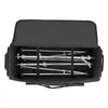 VEVOR Drum Hardware Bag with Wheels, 1680D, Drum Set Equipment Carry Bag, Carrying Case with Sturdy Handle, Durable Zipper, Smooth PVC Wheels, Multiple Pockets, for Hardware and Stand Accessory, Black
