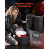 VEVOR 5-Piece Drum Case Set, 600D, Padded Drum Bags for 22 in Bass, 12/13/16 in Tom, 14 in Snare, Thick Padding, Lightweight Protective Covers Travel Storage Cases, for Drums Accessories Protection