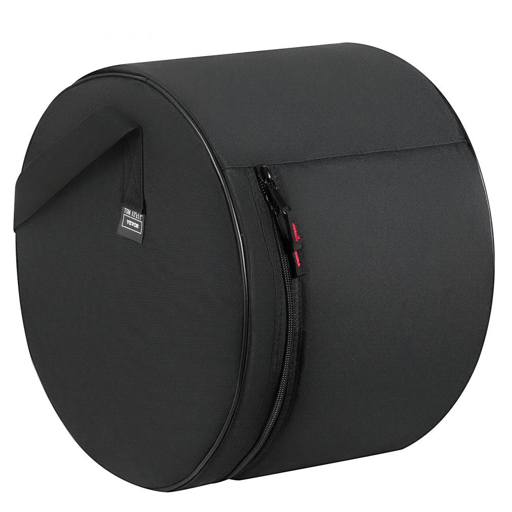 VEVOR 5-Piece Drum Case Set, 600D, Padded Drum Bags for 22 in Bass, 12/13/16 in Tom, 14 in Snare, Thick Padding, Lightweight Protective Covers Travel Storage Cases, for Drums Accessories Protection