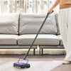 VEVOR Carpet Sweeper Manual, Floor Sweeper with 300 ml Dustbin Capacity Easy to Empty, 6.7 inch Cleaning Width for Home Office Carpets Pet Hair Dust, Purple