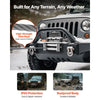 VEVOR electric winch built for any terrain and weather with IP55 protection and rustproof body