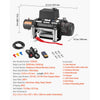 VEVOR Electric Winch, 12000 lbs Load Capacity, 12V DC Truck Winch with Φ7/20 in x 85 ft Steel Rope, Wireless & Wired Remote Control, Suitable for Towing SUV Jeep Trailer Boat Off-Road Vehicle