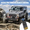 VEVOR Electric Winch, 12V 4500 lb Load Capacity Steel Rope Winch, IP55 1/4” x 39ft ATV UTV Winch with Wireless Handheld Remote & 4-Way Fairlead for Towing Jeep Off-Road SUV Truck Car Trailer Boat