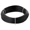 VEVOR Vinyl Coated Wire Rope Kit, 3/32 Cable Through 1/16 Diameter Stainless Steel, 7x7 Strands Construction with 189 Accessories for String Lights, Clothesline, Vine, 164 ft Black