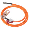 VEVOR 12.7mm Steel Core Flipline, 10ft(3m) Arborist Flipline, Flip Line for Tree Climbing with Alloy Steel Snap Hook & Aluminum Alloy Carabiner, 30KN Breaking Tension for Fall Protection, Tree Climber