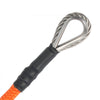 VEVOR 12.7mm Steel Core Flipline, 16ft(4.8m)Arborist Flipline for Tree Climbing with Alloy Steel Snap Hook & Aluminum Alloy Carabiner, 30KN Breaking Tension for Fall Protection, Tree Climber