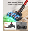 VEVOR Cordless Vacuum Cleaner 400W 40kPA Cordless Stick Vacuum Cleaner, For Home Hard Floor Carpet Pet Hair, 45-Min Runtime, Rechargeable, Lightweight Handheld, with LED Display, 4 Brush Heads