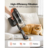 VEVOR Cordless Vacuum Cleaner 600W 50kPA Cordless Stick Vacuum Cleaner, For Home Hard Floor Carpet Pet Hair, 50-Min Runtime, Rechargeable, Lightweight Handheld, with LED Display, 4 Brush Heads