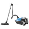 VEVOR Canister Vacuum Cleaner 1000 W 17 kPa Portable Bagged Canister Vacuum, for Carpets, Hardwood Floors, Pet Hair, Adjustable Strong Suction, HEPA Filtration, 3 Collection Bags, Hose, Attachments