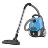 VEVOR Canister Vacuum Cleaner 1000 W 17 kPa Portable Bagged Canister Vacuum, for Carpets, Hardwood Floors, Pet Hair, Adjustable Strong Suction, HEPA Filtration, 3 Collection Bags, Hose, Attachments