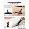 VEVOR Canister Vacuum Cleaner 1000W 17 kPa Portable Bagless Canister Vacuum, for Carpets, Hardwood Floors, Pet Hair, Adjustable Strong Suction, Easy-to-Clean Filter, with Hose, Cleaning Attachments