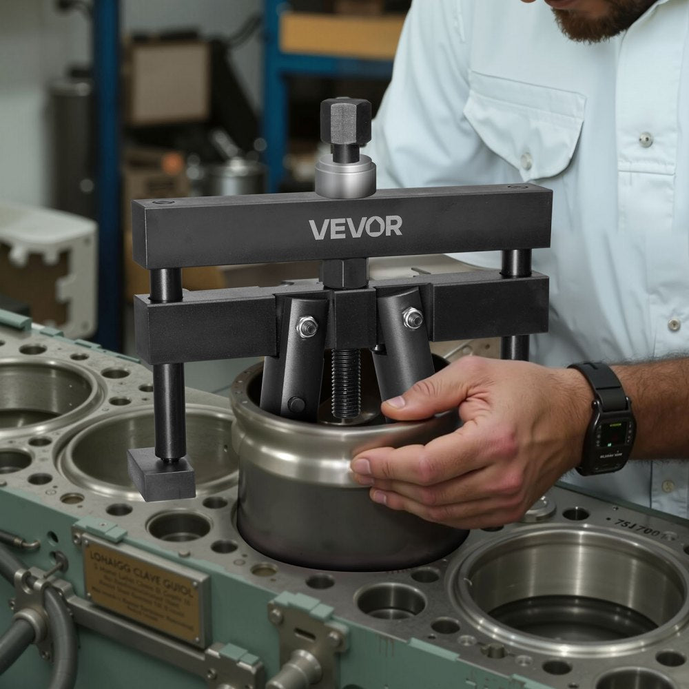 VEVOR Universal Cylinder Liner Puller Assembly, Used for Mack Cummins Cat on Wet Liner from 3-7/8 in to 6-1/4 in Bore, Diesel Engine Cylinder Liner Removal Tool, Replace PT-6400-C, M50010-B, 3376015