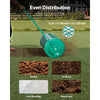 VEVOR Compost Spreader, 24 in Wide Peat Moss Spreader with Push/Tow Handle, 4 Heights Adjustable, Powder-Coated Steel Garden Peat Moss Roller, Heavy Duty Grass Seed Spreaders for Planting Seeding
