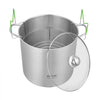 VEVOR Canning Supplies Starter Kit, 9 Pieces Stainless Steel Water Bath Canning Kit for Beginners, Canning Tools Set: Pot, Rack, Lid, Funnel, Tongs, Jar Lifter, Wrench, Magnetic Wand, Bubble Propper