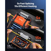 VEVOR Fiber Fusion Splicer 6 Motors with 5s Fast Splicing and 15s Heating, 7800mAh Core Alignment Fibers Optical Splicer with 5" Touchscreen, 3 in 1 Fiber Holder, VFL & OPM for SM MM DS NZDS