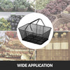 VEVOR Shopping Baskets with Handles, 12PCS, Black Metal Shopping Basket, Portable Wire Shopping Basket, Black Wire Mesh shopping Basket Set for Supermarkets, Retail Stores, Grocery Shopping, Black