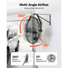 VEVOR Wall Mount Fan, 18 in Wall Mounted Hanging Fan with IP44-rated Protection, 3-Speed, Long Airflow Distance, Adjustable Rotation Angle, Powerful for Industry, Commercial, Garage, Workshop, 2 Pack