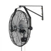 VEVOR Wall Mount Fan, 18 in Wall Mounted Hanging Fan with IP44-rated Protection, 3-Speed, Long Airflow Distance, Adjustable Rotation Angle, Powerful for Industry, Commercial, Garage, Workshop, 2 Pack